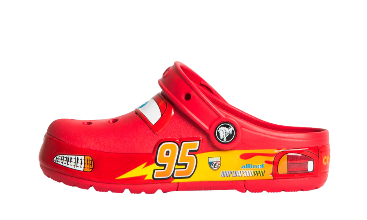 Crocs Classic Clog Lightning Rayo Mcqueen Cars Niños Y Bebes