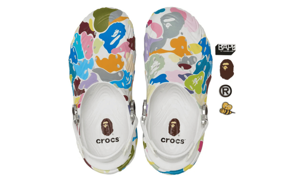 Crocs x Bape Echo Clog 2 Pure White