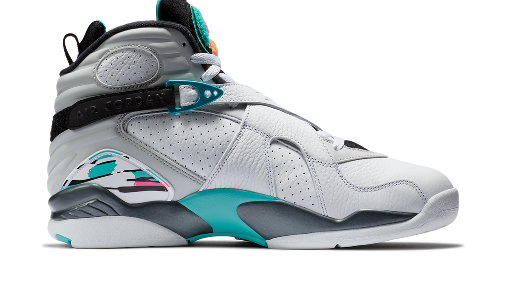 Air Jordan 8 Retro South Beach (GS) 305368-113 — Vista 2