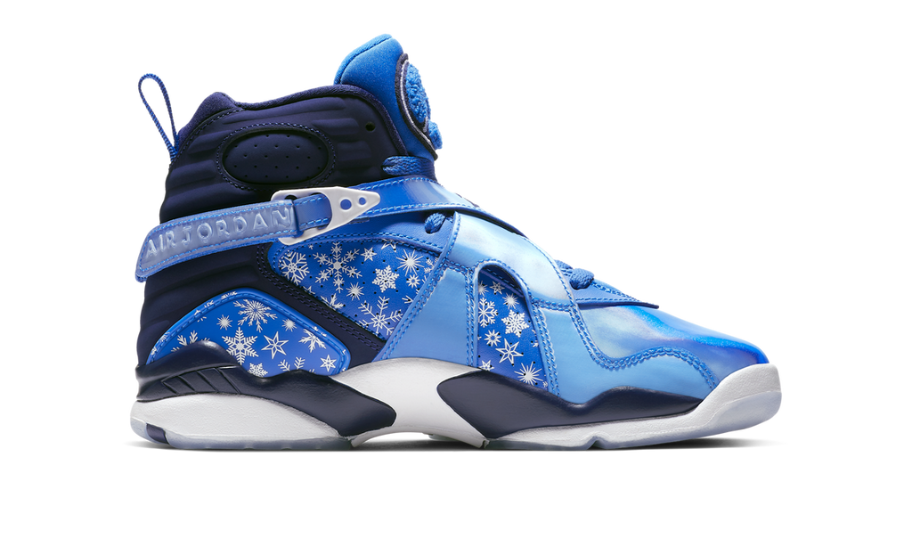 Air Jordan 8 Retro Snow Blizzard (GS) 305368-400 — Vista 2