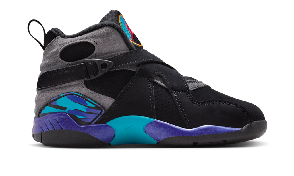 Air Jordan 8 Retro Aqua (2025) (PS) 305369-006 — Vista 2