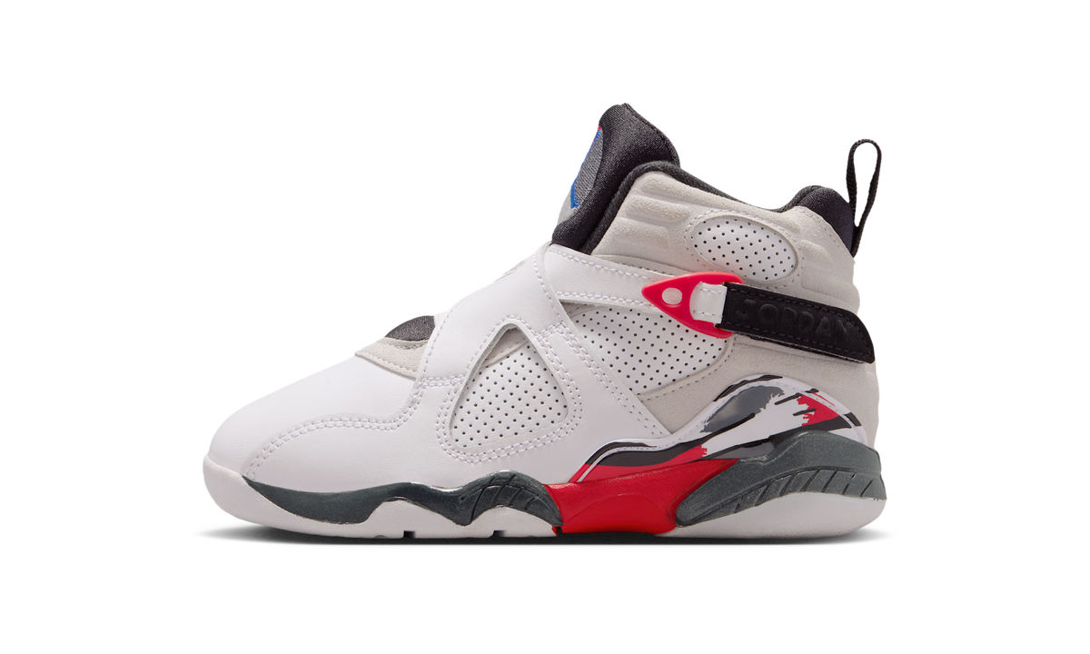 Air Jordan 8 Retro White True Red (2025) (PS) 305369-100 — Vista 1