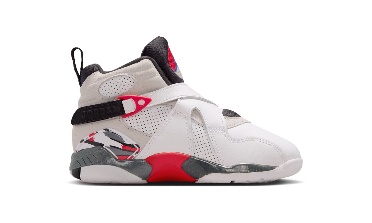 Air Jordan 8 Retro White True Red (2025) (PS) 305369-100 — Vista 2