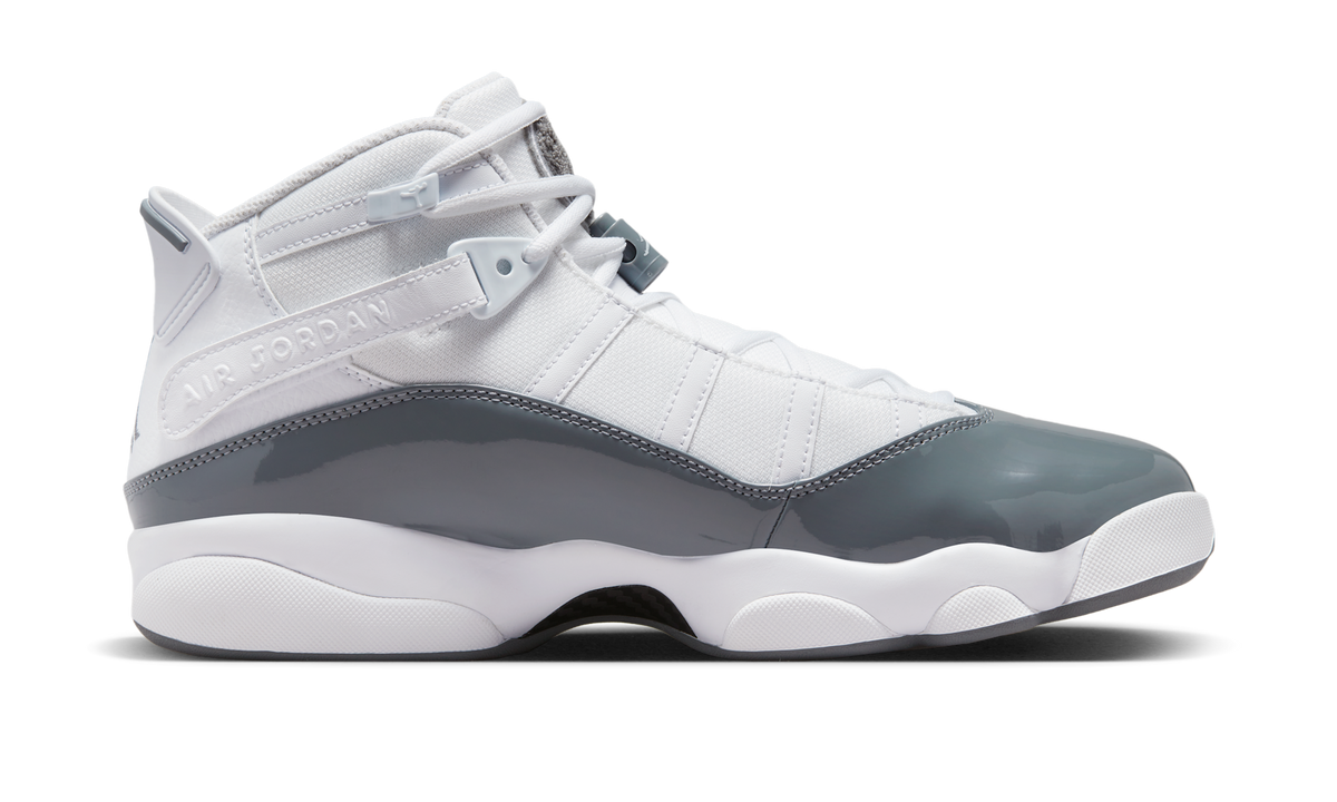 Air Jordan 6 Rings White Cool Grey 322992-121 — Vista 2