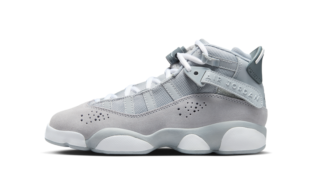 Air Jordan 6 Rings Wolf Grey White Cool Grey (GS) 323419-009 — Vista 1