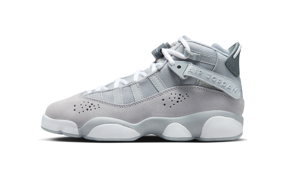 Air Jordan 6 Rings Wolf Grey White Cool Grey (GS) 323419-009 — Vista 1