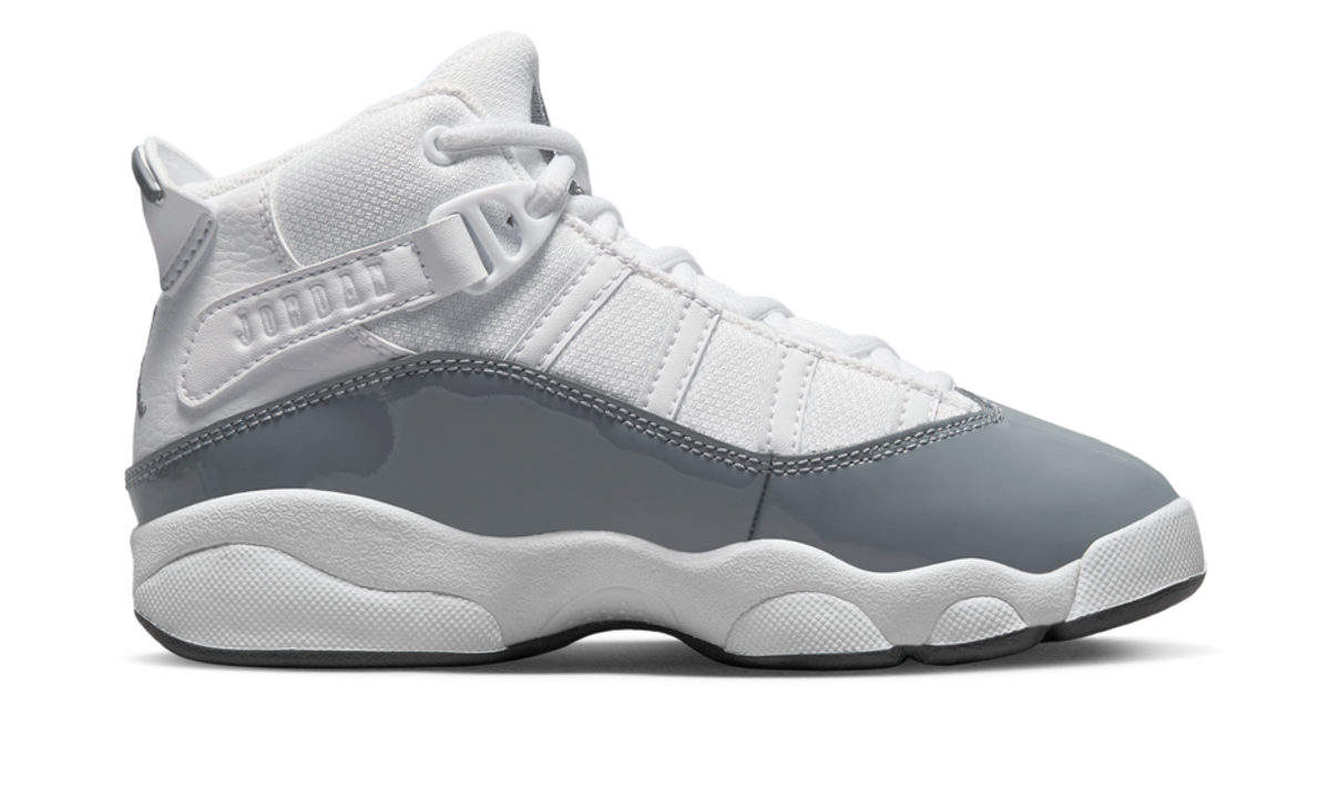 Air Jordan 6 Rings White Cool Grey (PS) 323432-121 — Vista 2