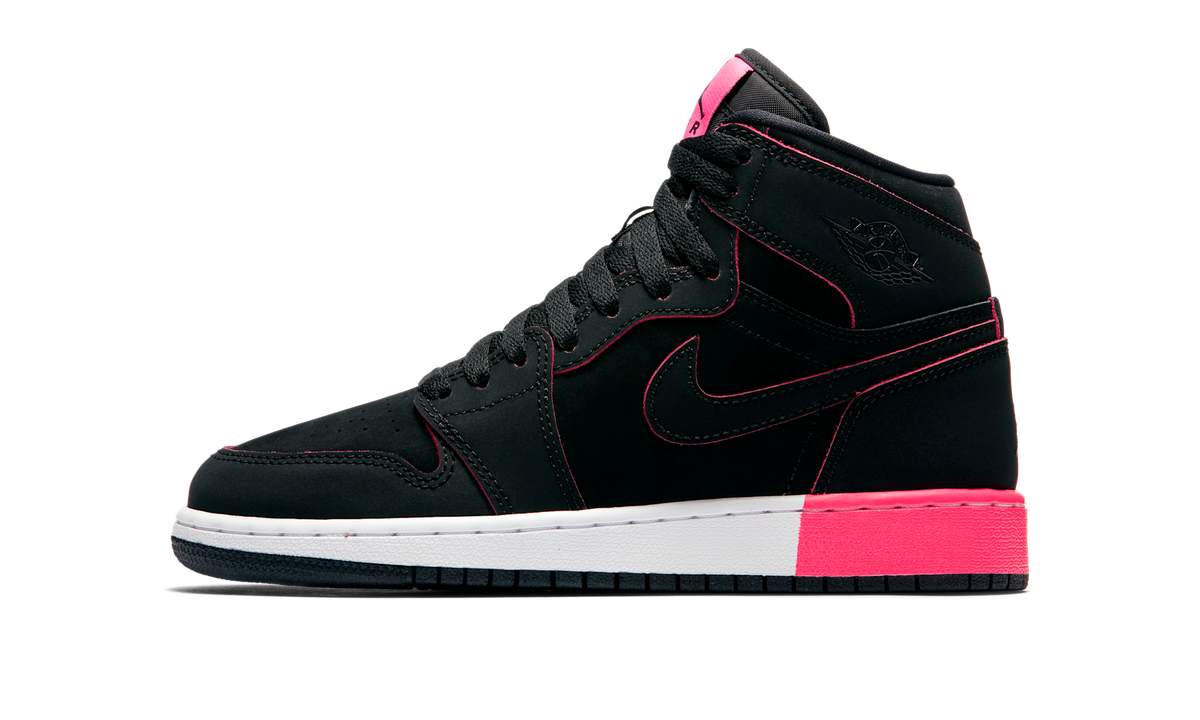 Air Jordan 1 Retro High Black Hyper Pink White (GS) 332148-024 — Vista 1