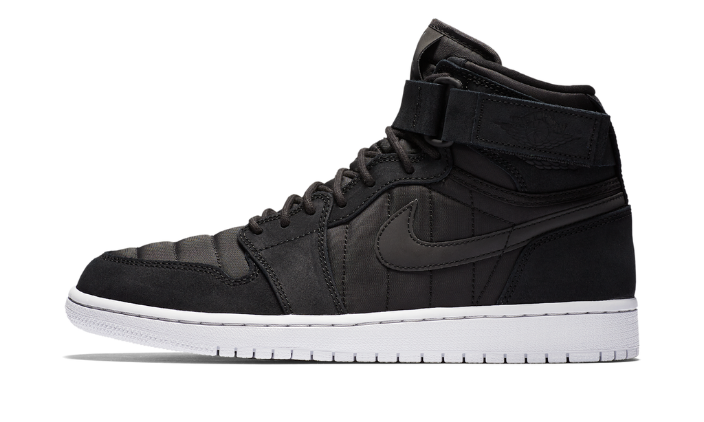 Air Jordan 1 Retro High Strap Black Anthracite 342132-004 — Vista 1