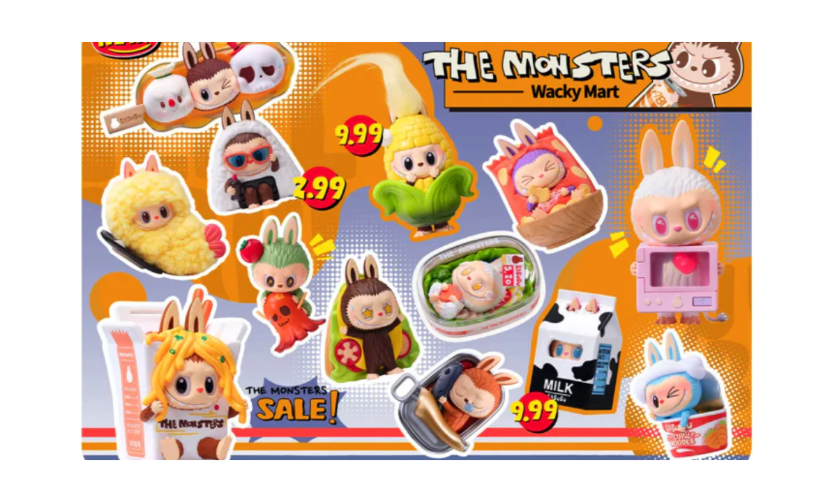 Pop Mart Labubu The Monsters Wacky Mart Series Figure