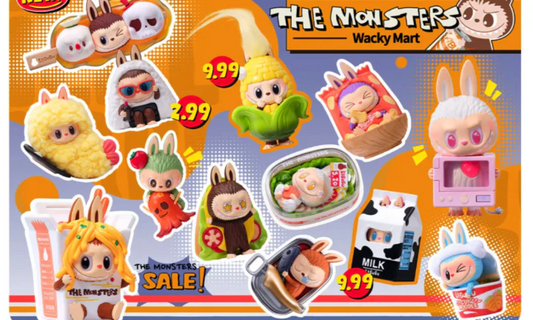 Pop Mart Labubu The Monsters Wacky Mart Series Figure