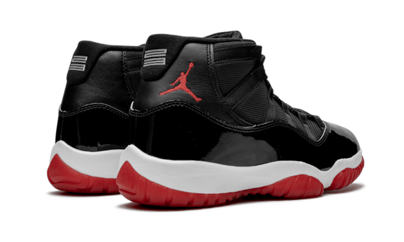 Air Jordan 11 Retro Bred (GS) 378938-061 — Vista 3
