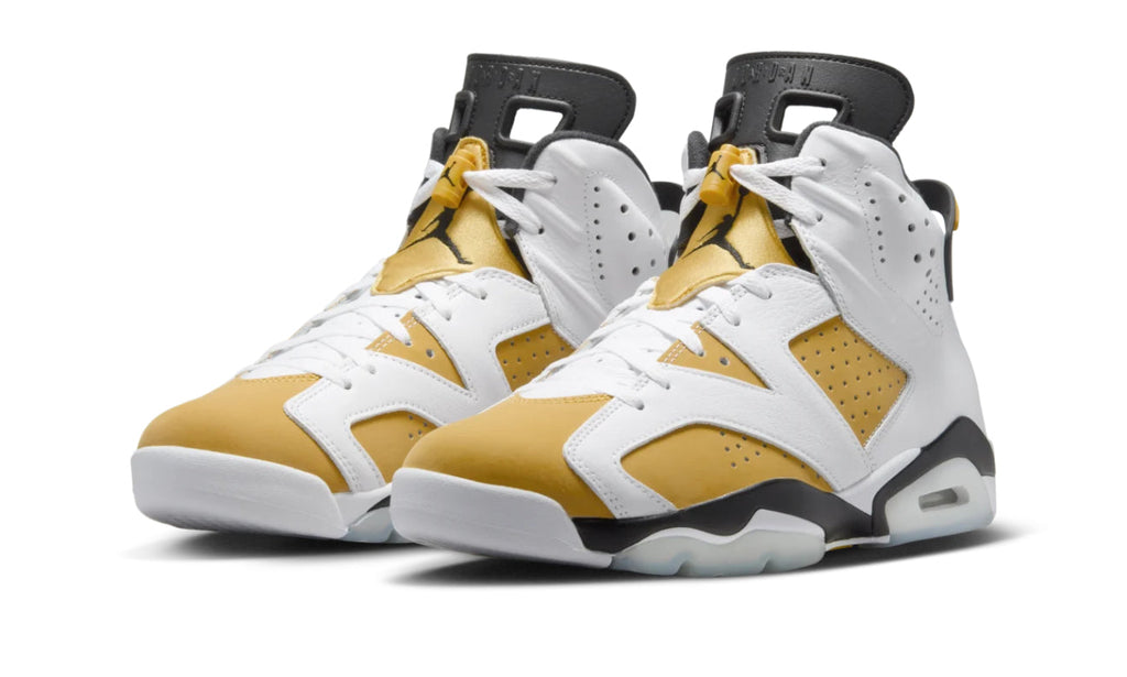 Air Jordan 6 Retro Yellow Ochre (GS) 384665-170 — Vista 2
