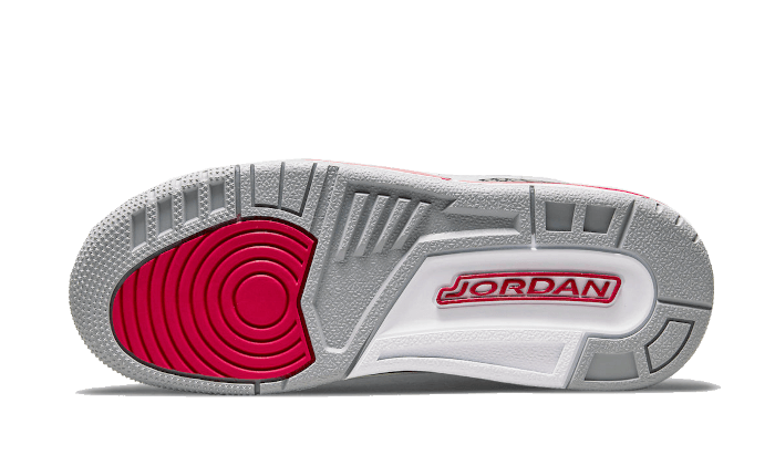 Air Jordan 3 Retro Cardinal (GS) 398614-126 — Vista 2