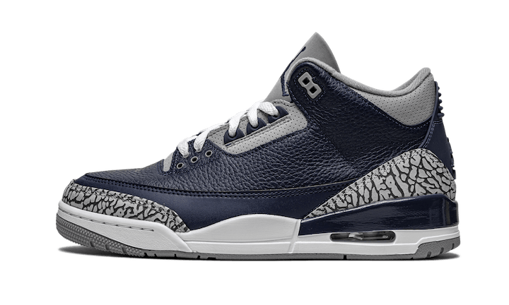 Air Jordan 3 Retro Georgetown (2021) (GS) 398614-401 — Vista 1