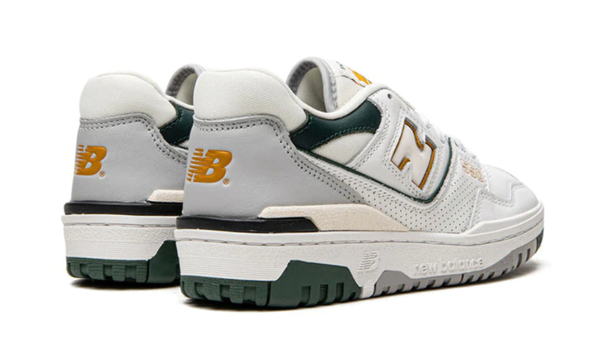 New Balance 550 White Nightwatch Green