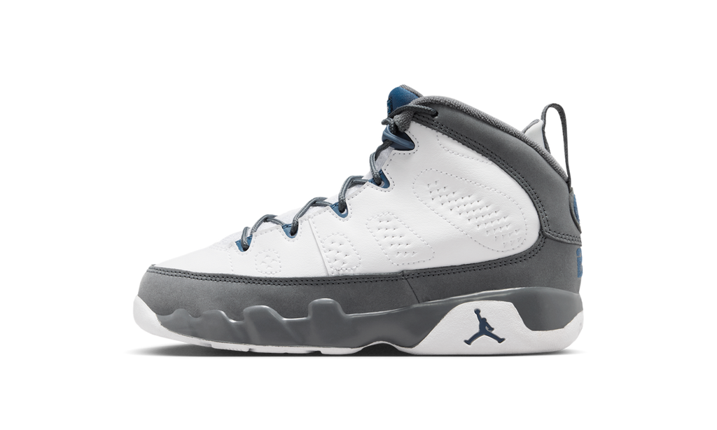 Air Jordan 9 Retro Flint Grey French Blue (2026) (PS) 401811-100 — Vista 1