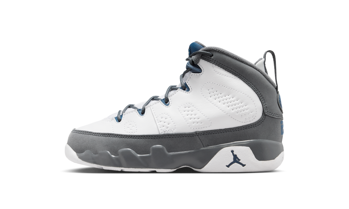 Air Jordan 9 Retro Flint Grey French Blue (2026) (PS) 401811-100 — Vista 1
