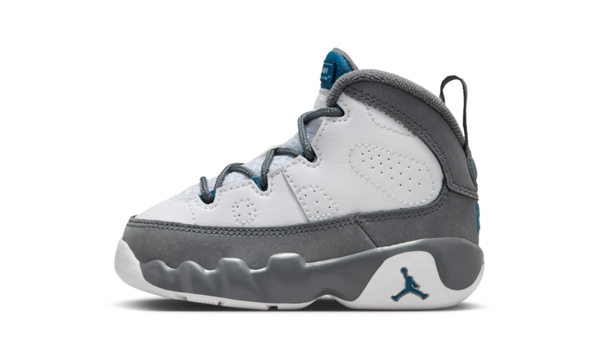 Air Jordan 9 Retro Flint Grey French Blue (2026) (TD) 401812-100 — Vista 1