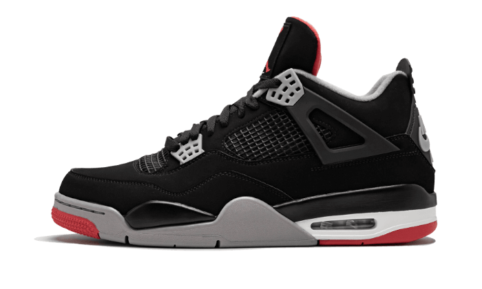 Air Jordan 4 Retro Bred (2019) (GS) 408452-060 — Vista 1