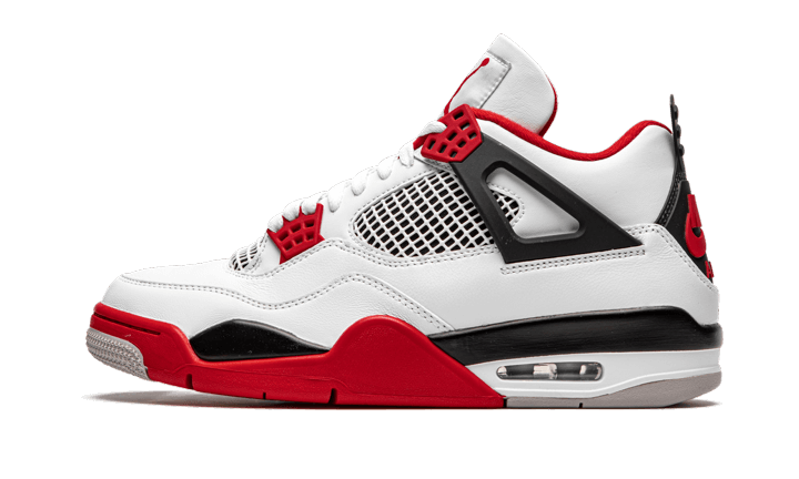Air Jordan 4 Retro Fire Red (2020) (GS) 408452-160 — Vista 1