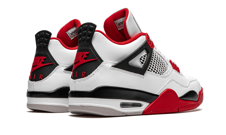 Air Jordan 4 Retro Fire Red (2020) (GS) 408452-160 — Vista 3