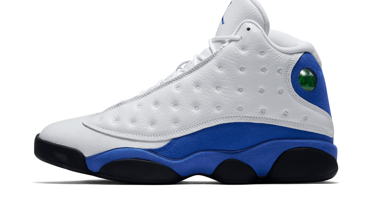 Air Jordan 13 Retro White Hyper Royal Black 414571-117 — Vista 1