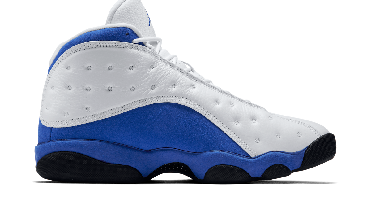 Air Jordan 13 Retro White Hyper Royal Black 414571-117 — Vista 2