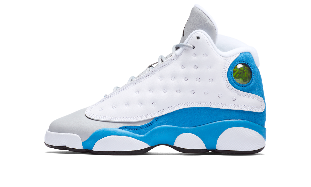 Air Jordan 13 Retro White Italy Blue (GS) 439358-107 — Vista 1