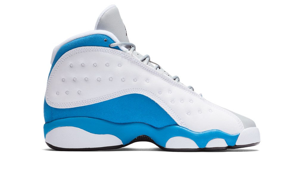 Air Jordan 13 Retro White Italy Blue (GS) 439358-107 — Vista 2