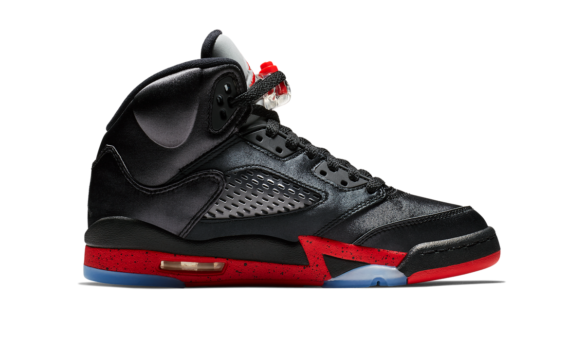 Air Jordan 5 Retro Satin Bred (GS) 440888-006 — Vista 2