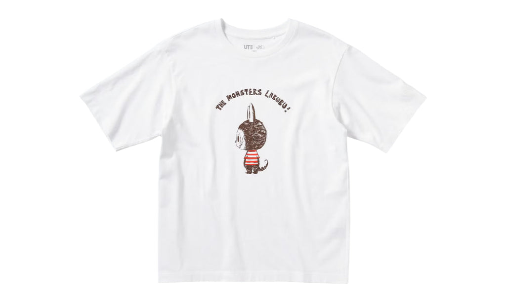 POP MART x Uniqlo Labubu Graphic T-Shirt The Monsters Series White