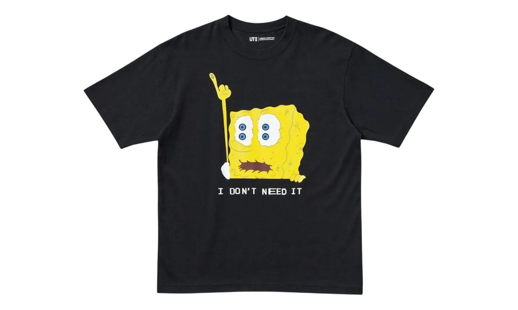 Uniqlo x CPFM Spongebob Squarepants UT Graphic T-Shirt Black