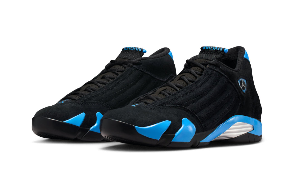 Air Jordan 14 Retro Black University Blue (2026) 487471-007 — Vista 2