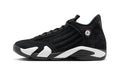 Air Jordan 14 Retro Black White 487471-016 — Vista 1