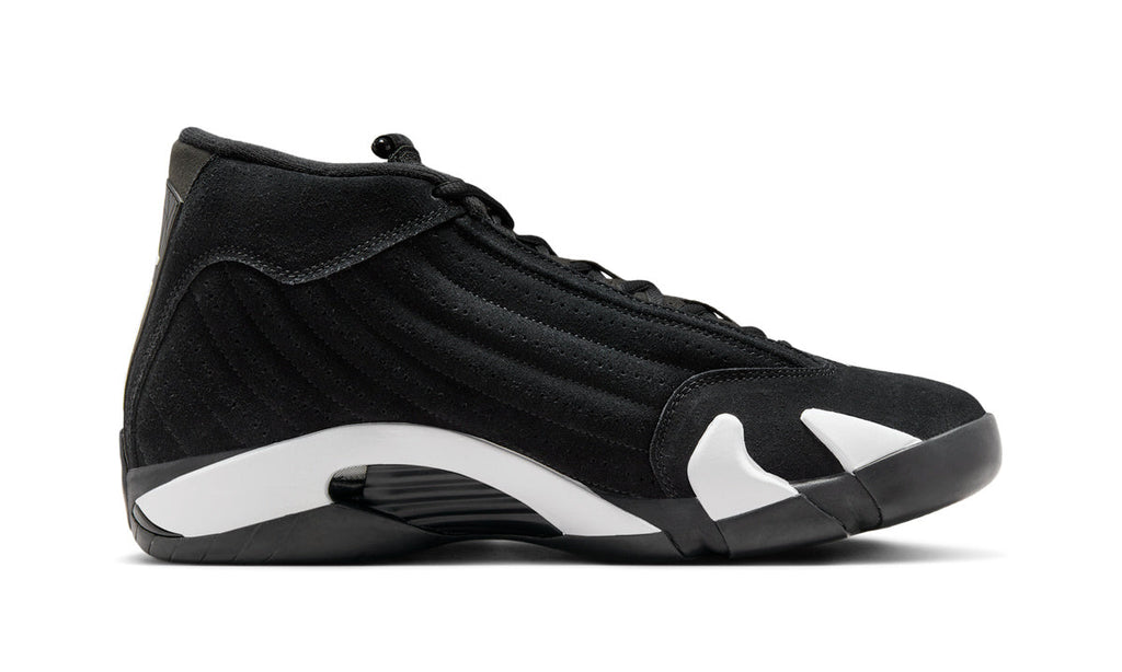 Air Jordan 14 Retro Black White 487471-016 — Vista 3
