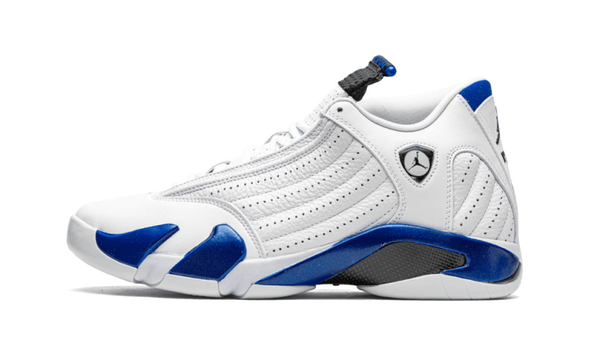 Air Jordan 14 Retro White Hyper Royal 487471-104 — Vista 1