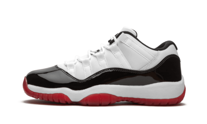 Air Jordan 11 Low White Bred (GS) 528896-160 — Vista 1