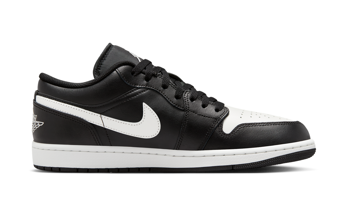 Air Jordan 1 Low Black Summit White 553558-043 — Vista 2