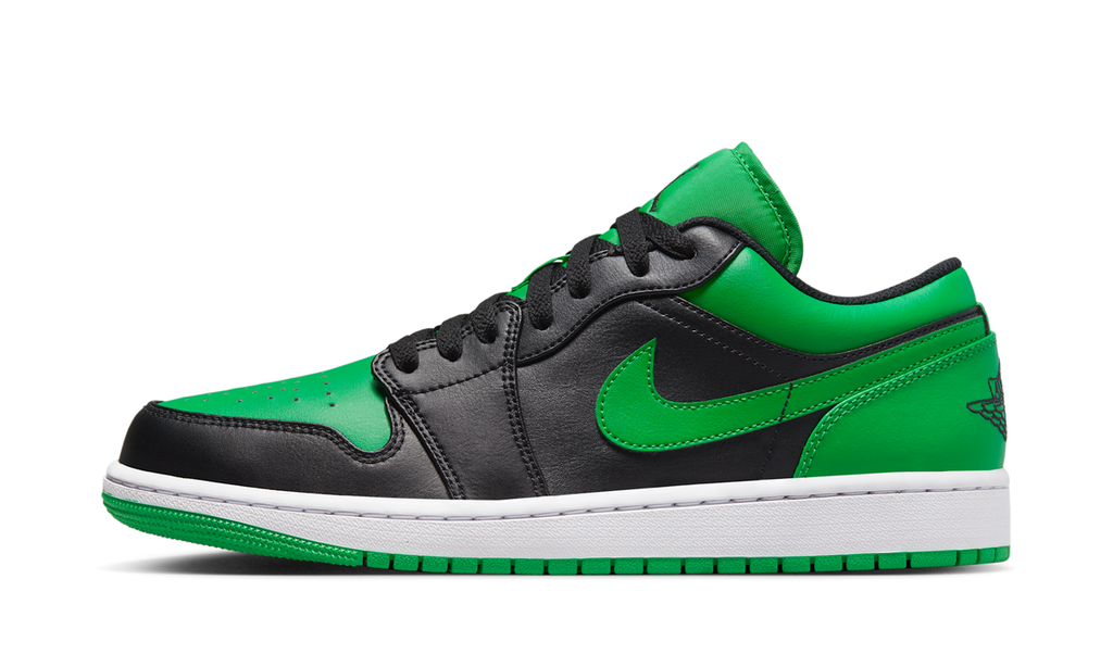 Air Jordan 1 Low Lucky Green 553558-065 — Vista 1