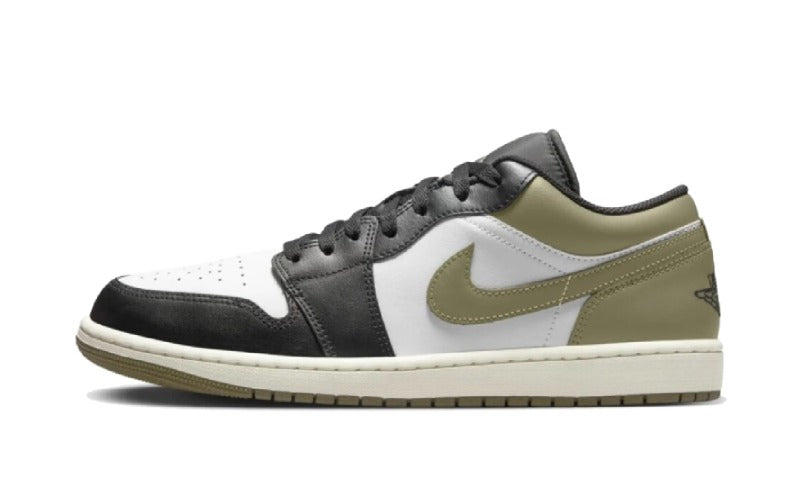 Air Jordan 1 Low Medium Olive 553558-092 — Vista 1