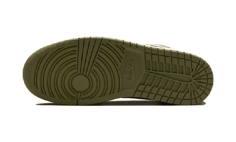 Air Jordan 1 Low Medium Olive 553558-092 — Vista 3