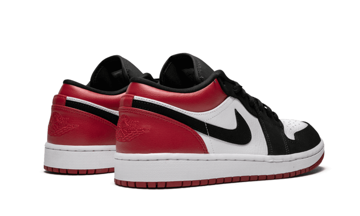 Air Jordan 1 Low Black Toe (2019) 553558-116 — Vista 2