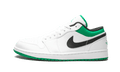 Air Jordan 1 Low White Lucky Green Black 553558-129 — Vista 1
