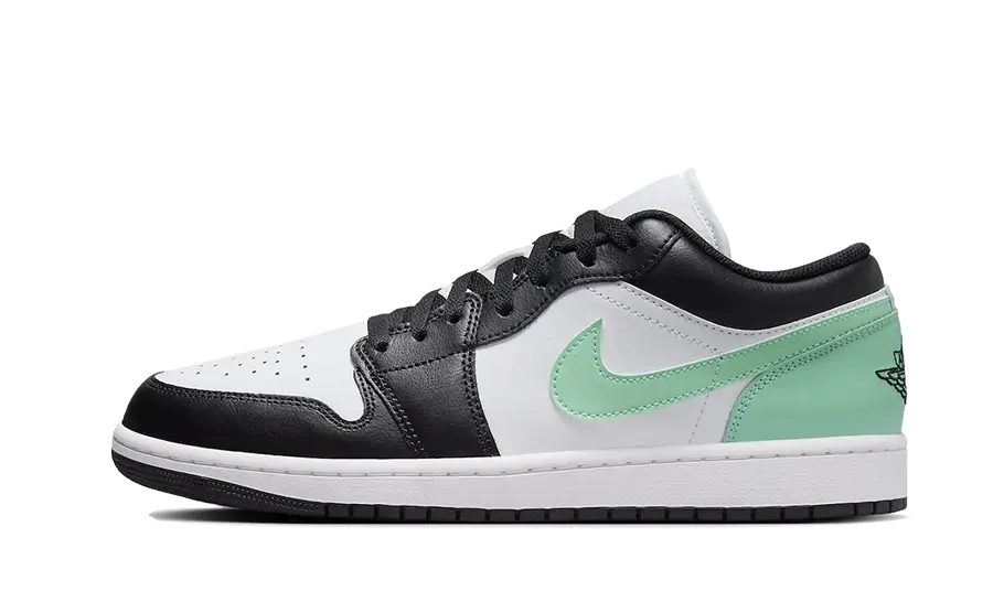 Air Jordan 1 Low Green Glow 553558-131 — Vista 1