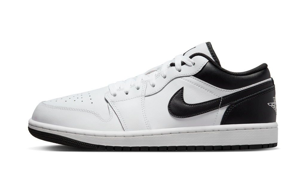 Air Jordan 1 Low White Black 553558-132 — Vista 1