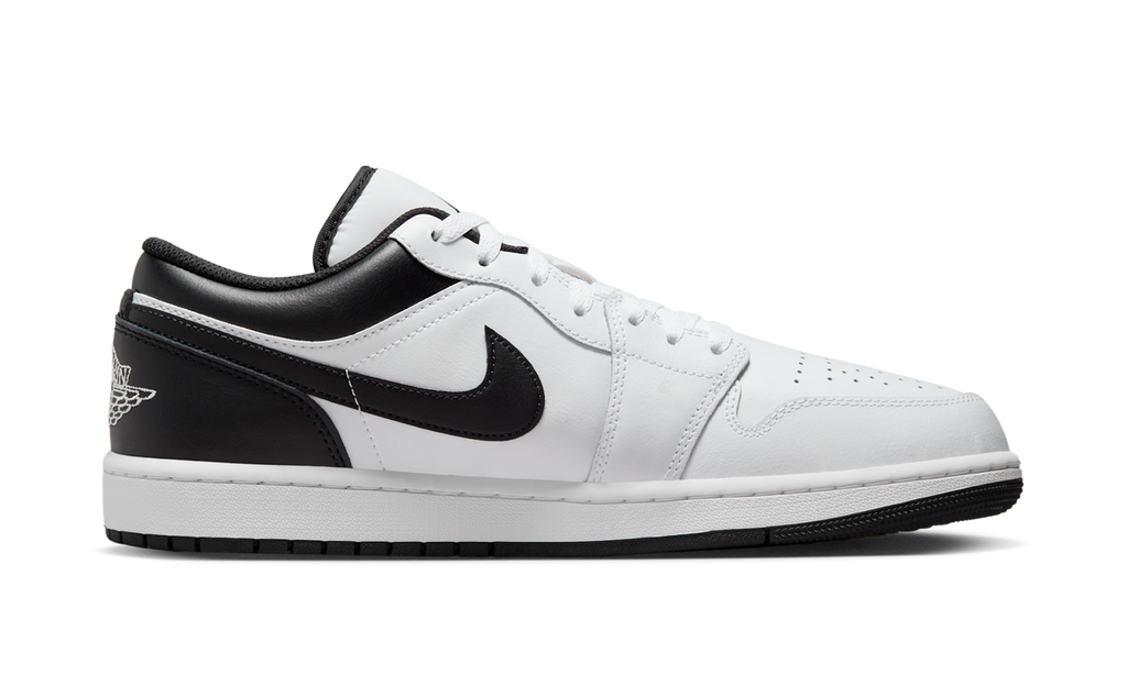 Air Jordan 1 Low White Black 553558-132 — Vista 2