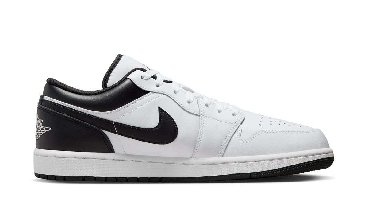 Air Jordan 1 Low White Black 553558-132 — Vista 2