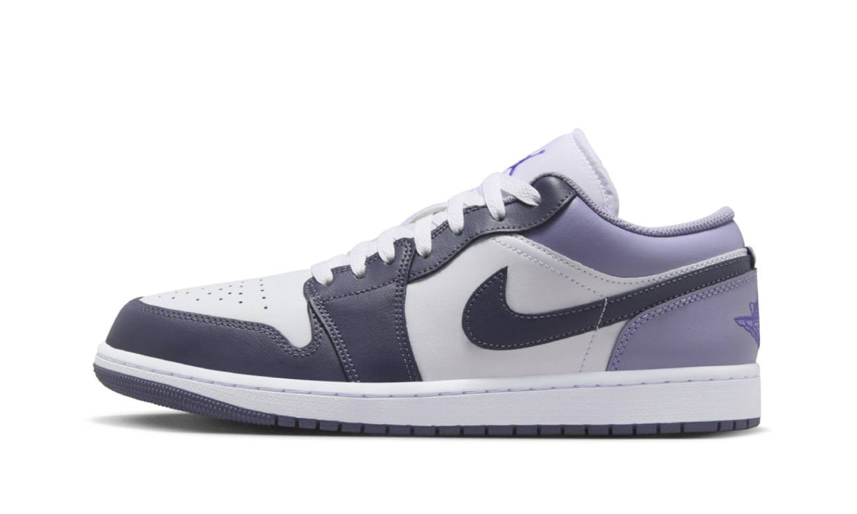 Air Jordan 1 Low White Purple 553558-145 — Vista 1