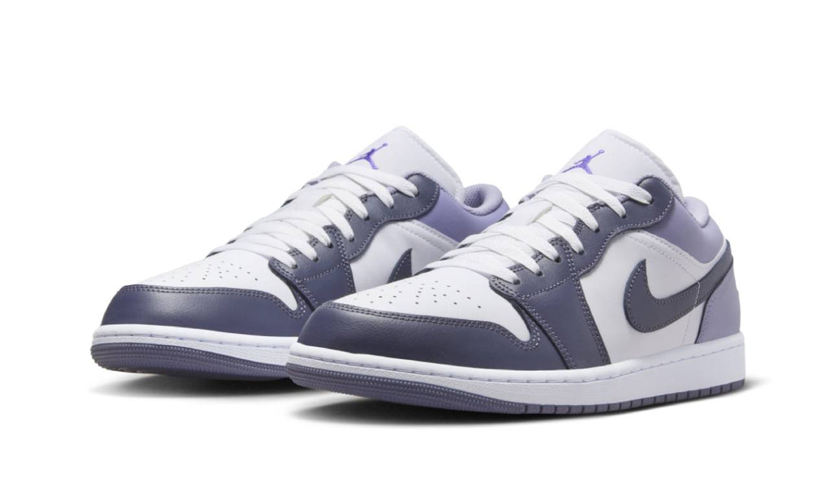 Air Jordan 1 Low White Purple 553558-145 — Vista 2